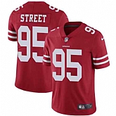 Nike Men & Women & Youth 49ers 95 Kentavius Street Red NFL Vapor Untouchable Limited Jersey,baseball caps,new era cap wholesale,wholesale hats
